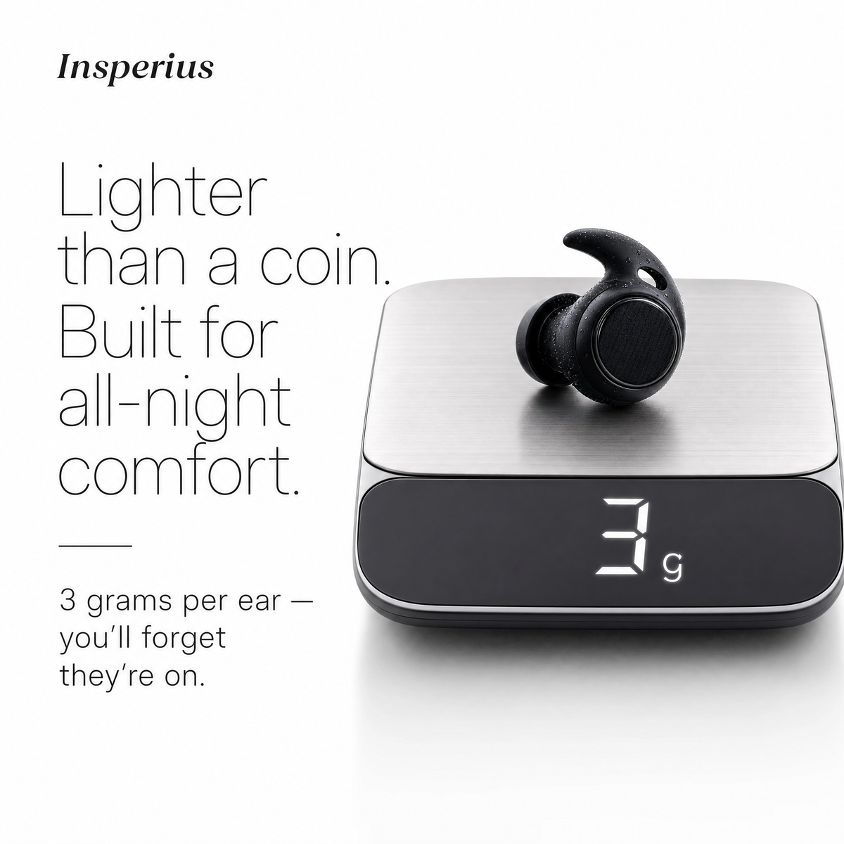 Insperius™ Sleep-Comfort Wireless Earbuds